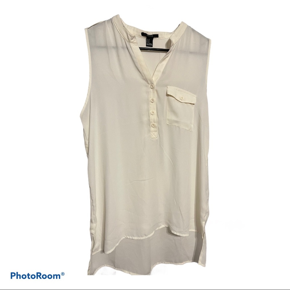 💣🧨3 for $30💣🧨High Low Sheer Sleeveless Blouse